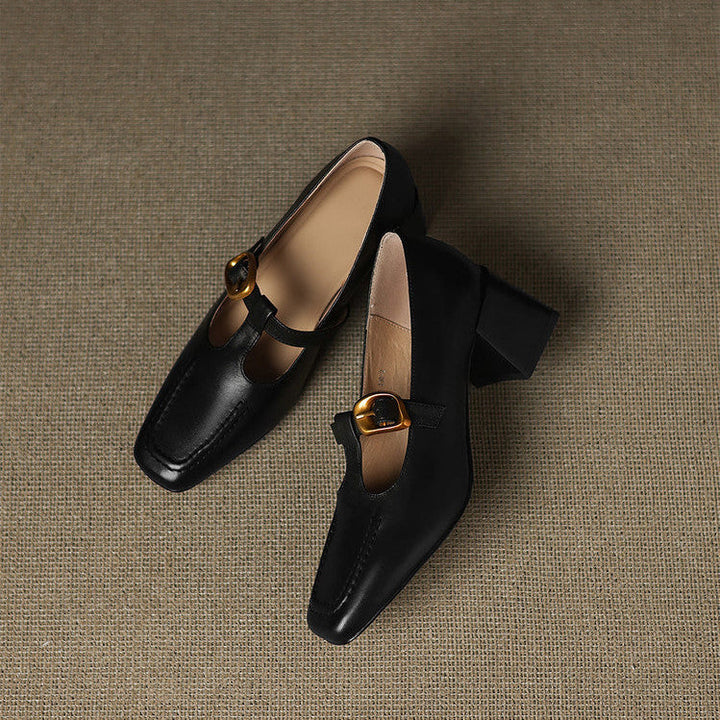 Viera Genuine Leather Heels