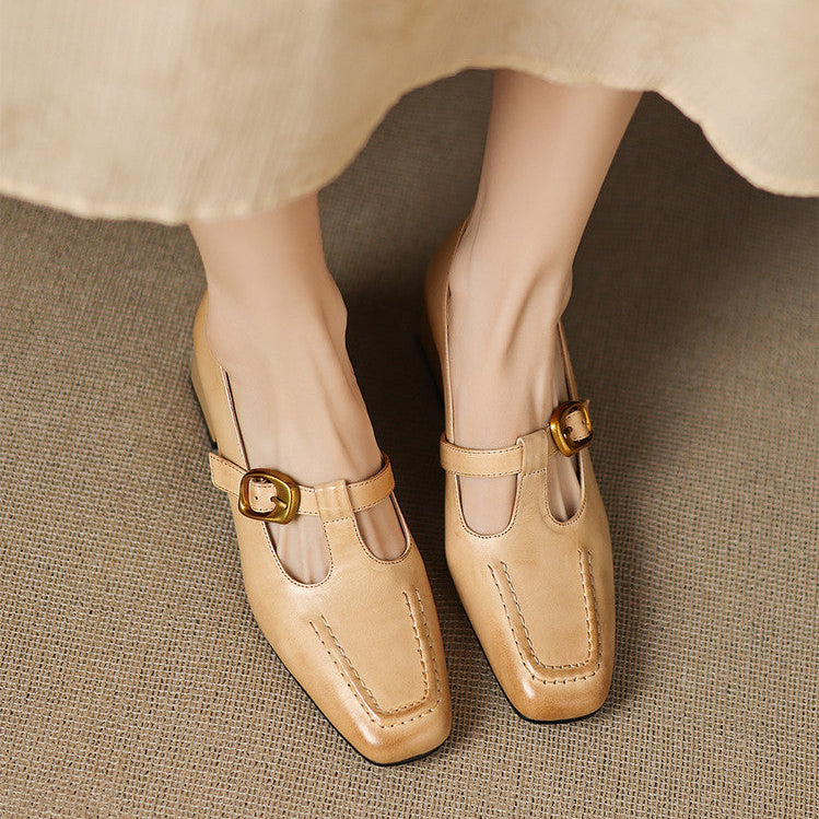 Viera Genuine Leather Heels
