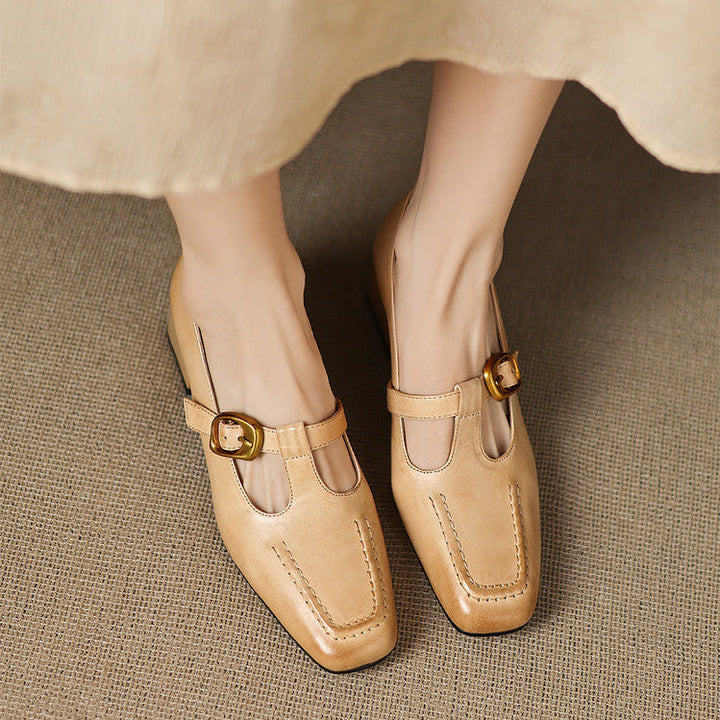 Viera Genuine Leather Heels