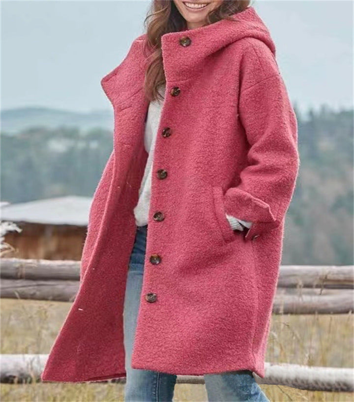 Brit & Boho™️ I Malloy Winter Overcoat with Pockets Brit & Boho | Fashion & Boutique