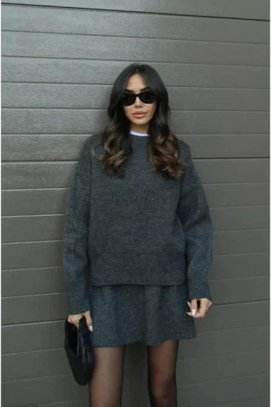 Brit & Boho™ | Knit Skirt Set Brit & Boho | Fashion & Boutique