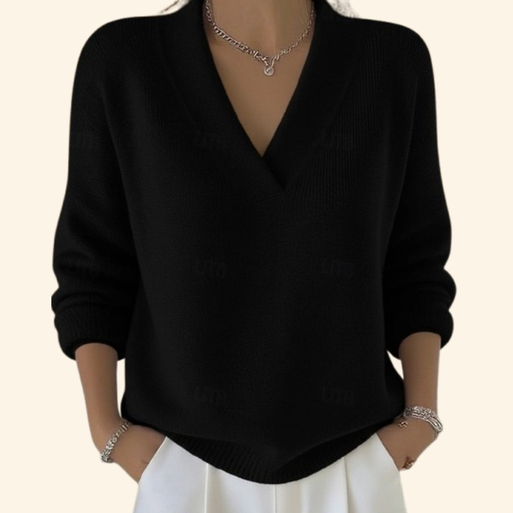 Sonia | Relaxed V-Neck Sweater