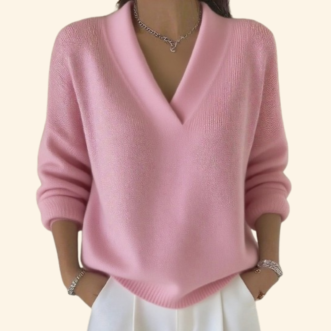 Sonia | Relaxed V-Neck Sweater