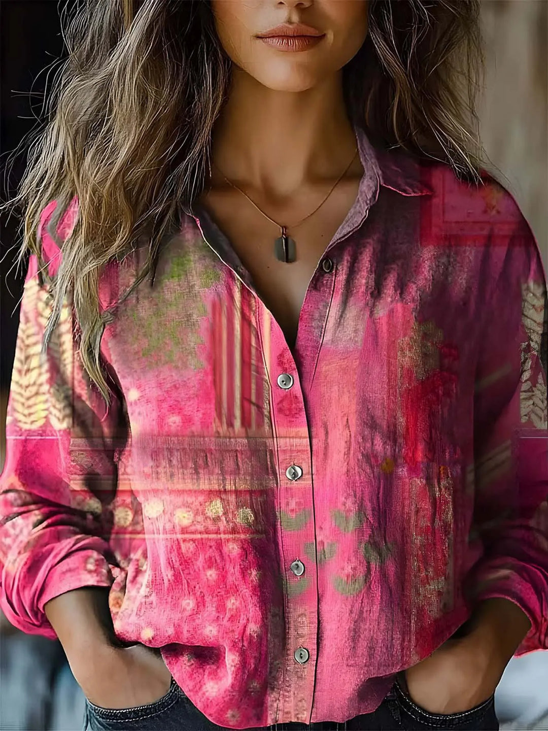 Martha™️ Button-Up Blouse