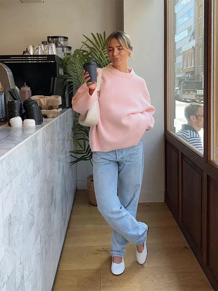 Brit & Boho™ | Celeste Cozy Neck Sweater Brit & Boho | Fashion & Boutique