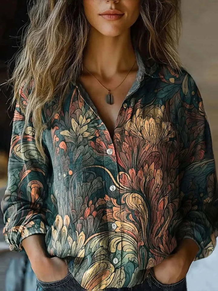 Martha™️ Button-Up Blouse
