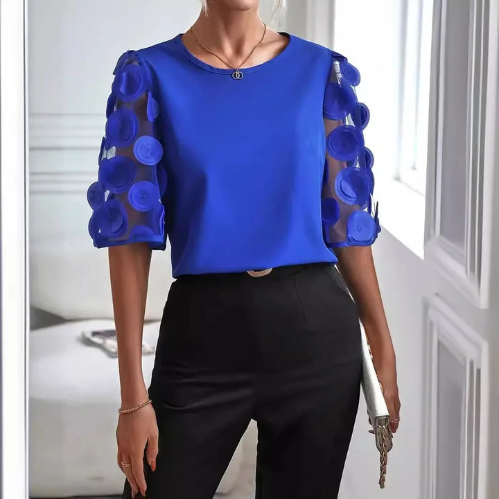 Lina | Elegant Long-Sleeve Blouse