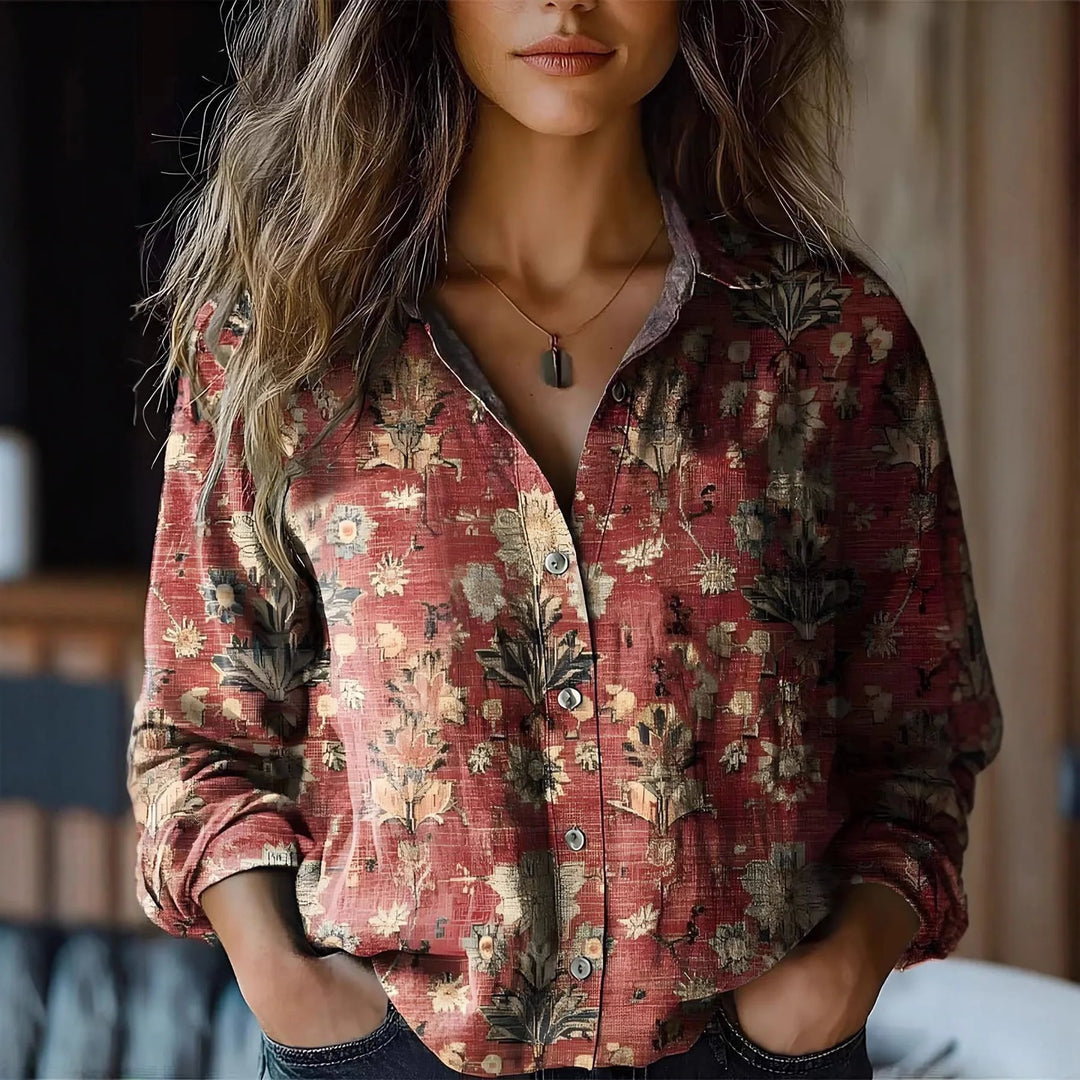 Martha™️ Button-Up Blouse