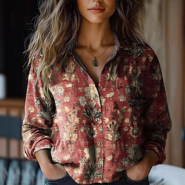 Martha™️ Button-Up Blouse