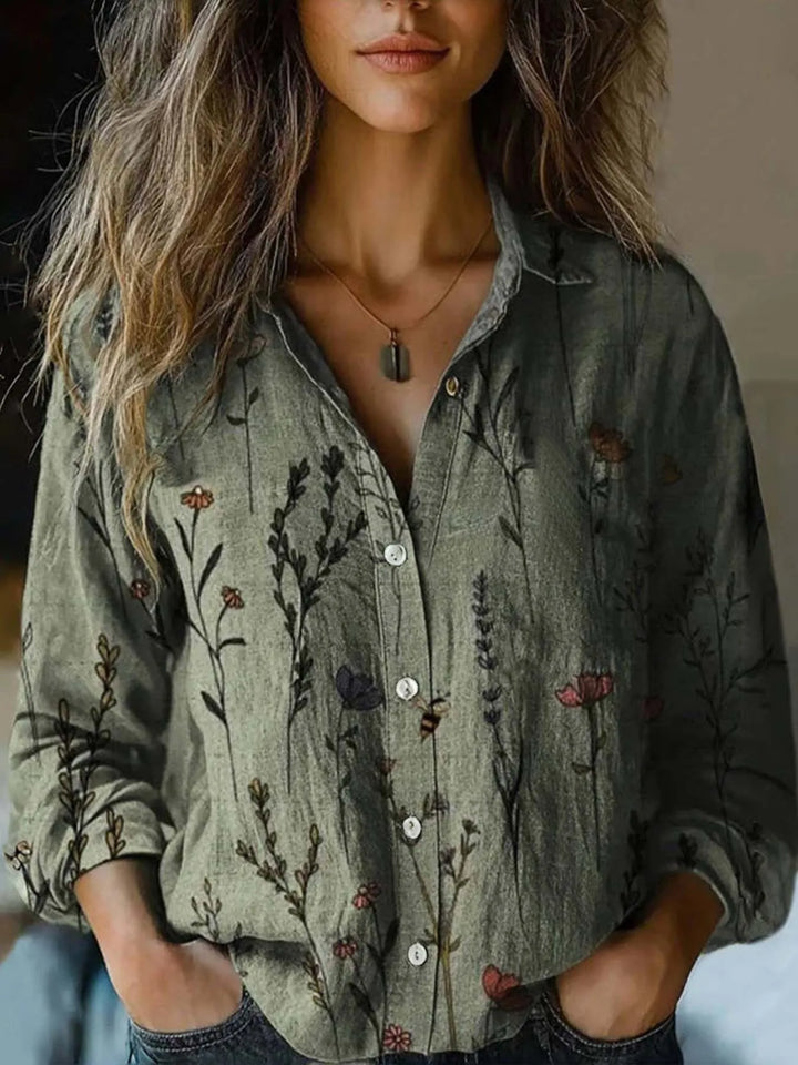 Martha™️ Button-Up Blouse