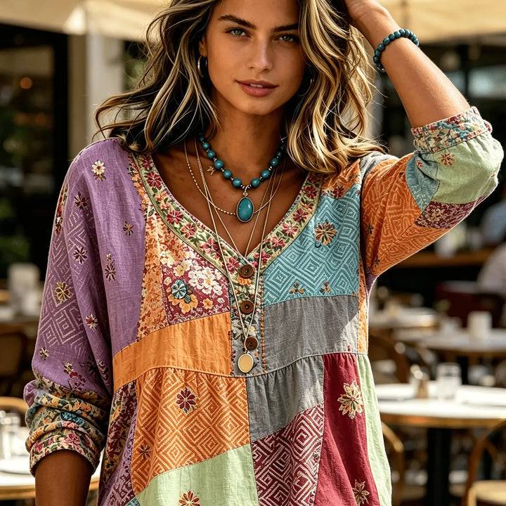 Andrea™ Casual Button-Up Blouse