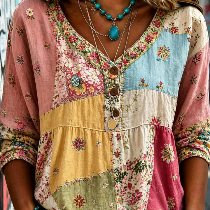 Andrea™ Casual Button-Up Blouse
