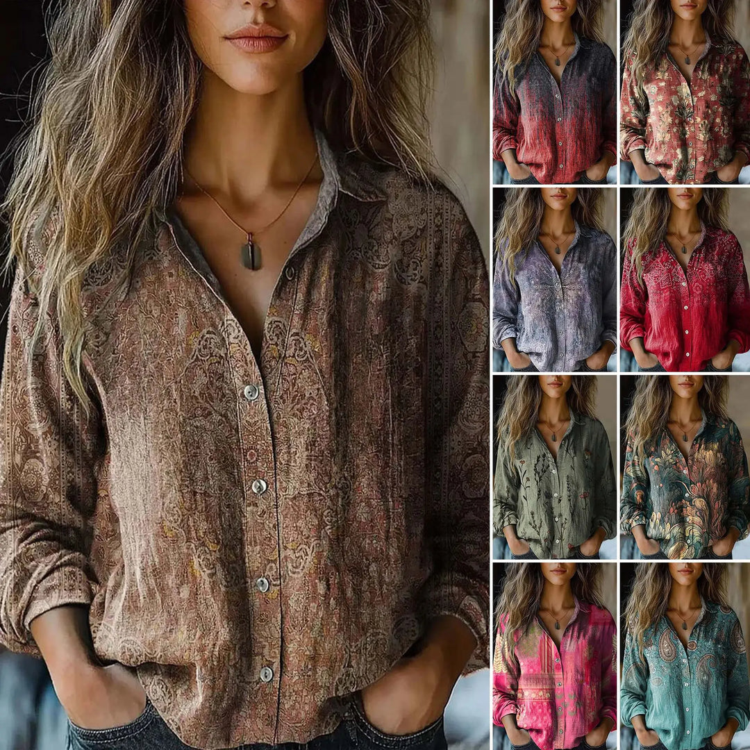 Martha™️ Button-Up Blouse