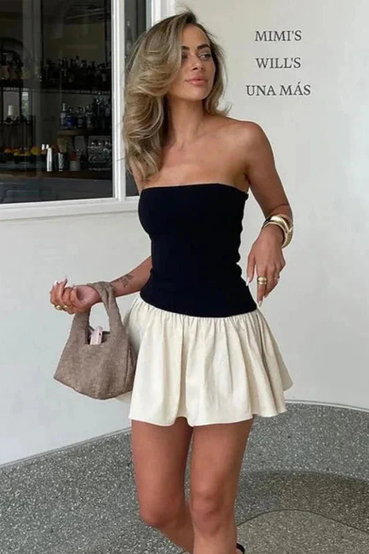 Brit & Boho™️  | Mia Shoulder Mini Dress Brit & Boho | Fashion & Boutique