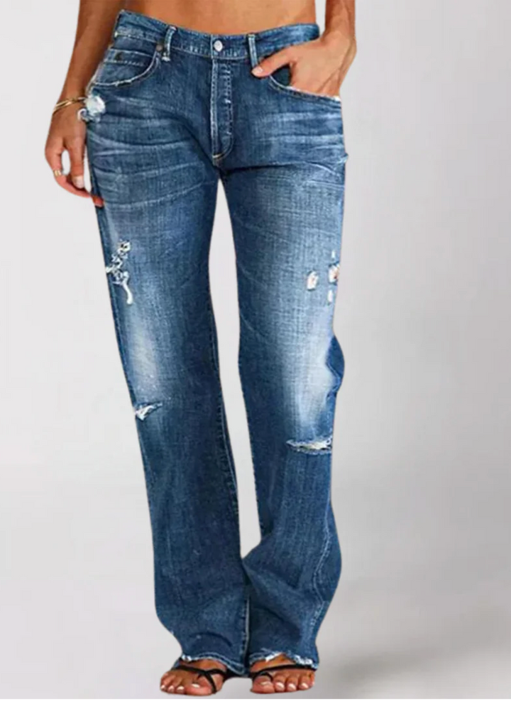 Brit & Boho™️ | Alicia Loose Wide-Leg Denim Jeans Brit & Boho | Fashion & Boutique