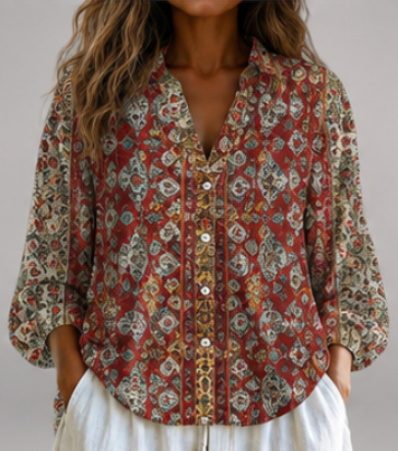 Cecily™ Button-Up Blouse
