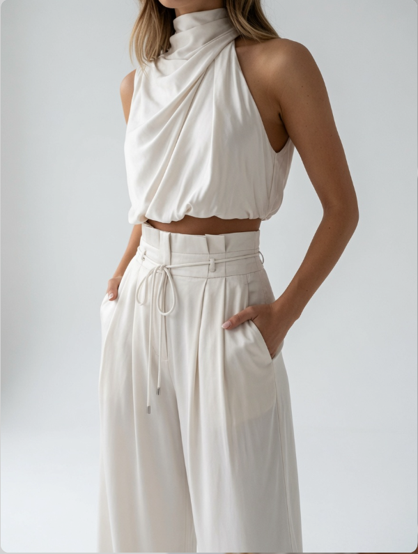 2-piece Silk Set for Women