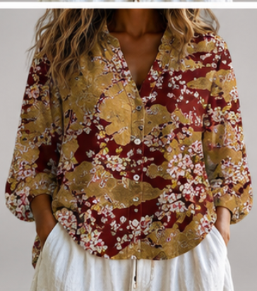 Anne™ Button-Up Blouse