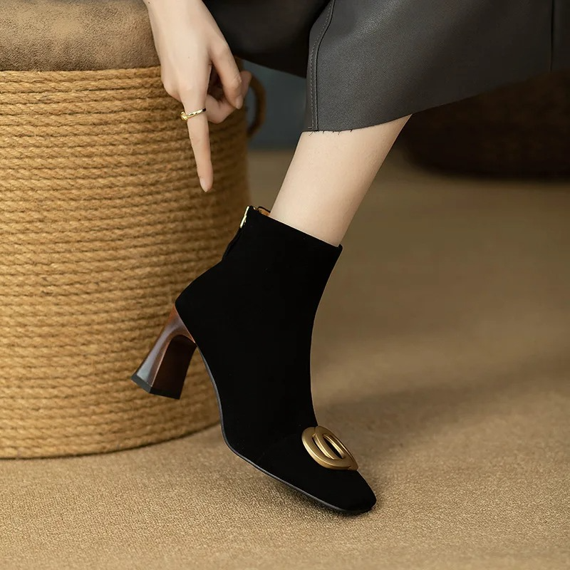 Ali - Velvet Boots