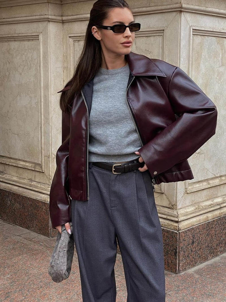Brit & Boho™️ I Sorrea Leather Jacket Brit & Boho | Fashion & Boutique