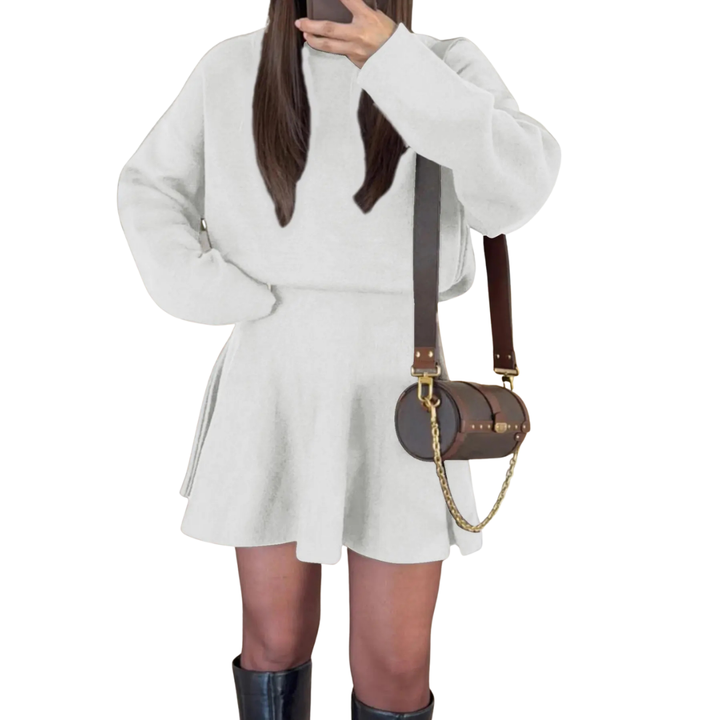 PATRICE™ – Cozy  Long Sleeve Dress