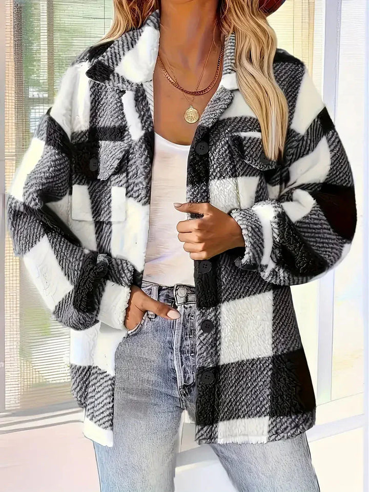 Brit & Boho™ I Momshie Elegant Plush Winter Jacket Brit & Boho | Fashion & Boutique