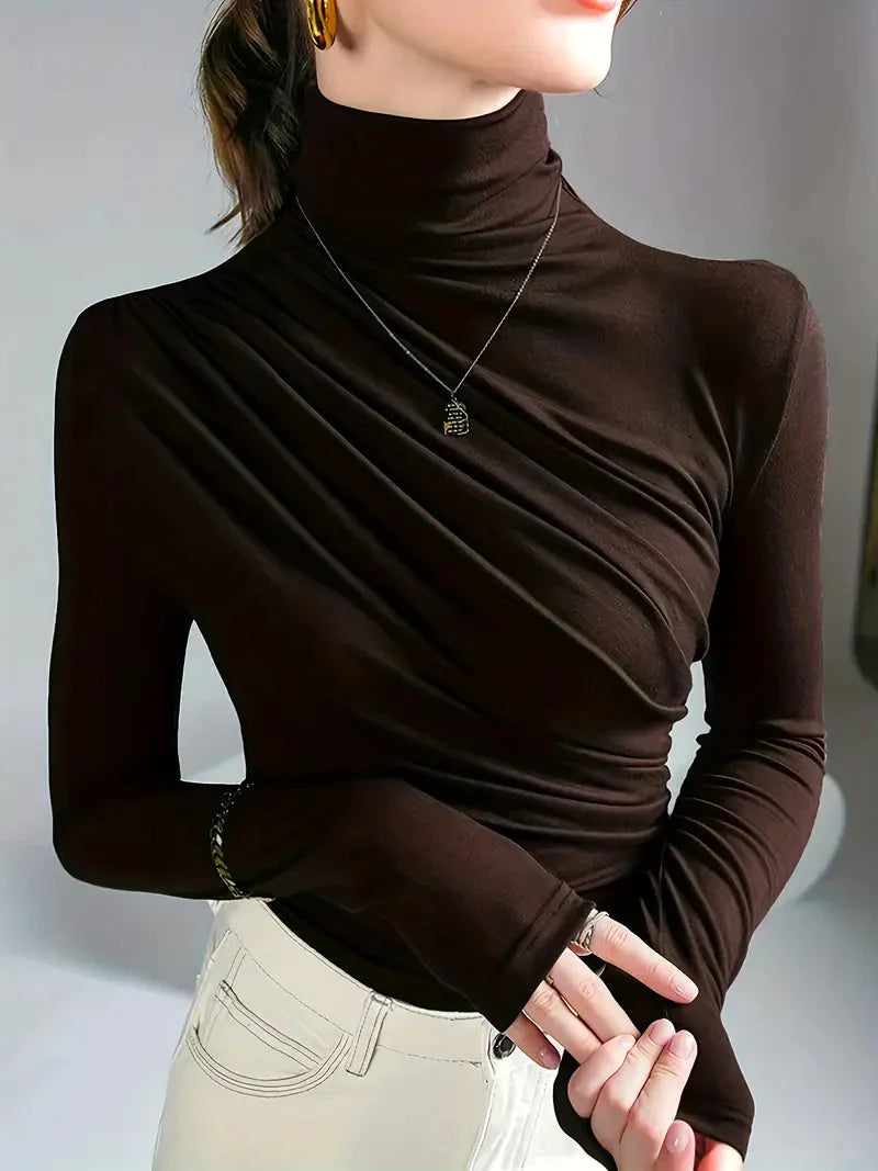 Brit & Boho™ I Sean Mock Neck T-Shirt Brit & Boho | Fashion & Boutique