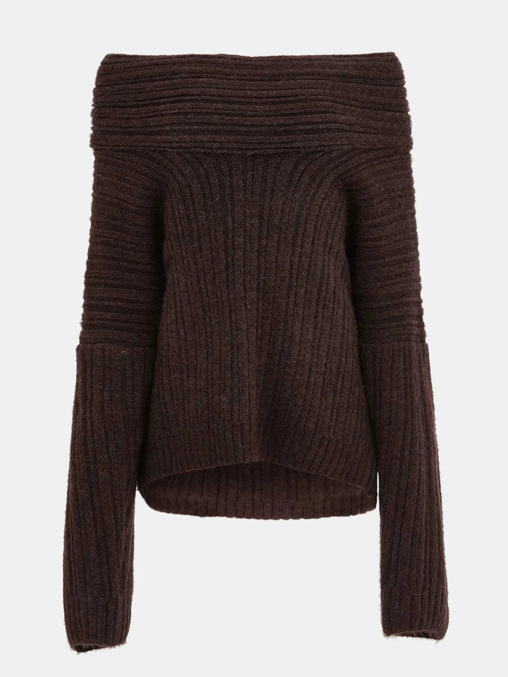 Brit & Boho™ I Becca Oversized High Roll Knit Pullover Brit & Boho | Fashion & Boutique