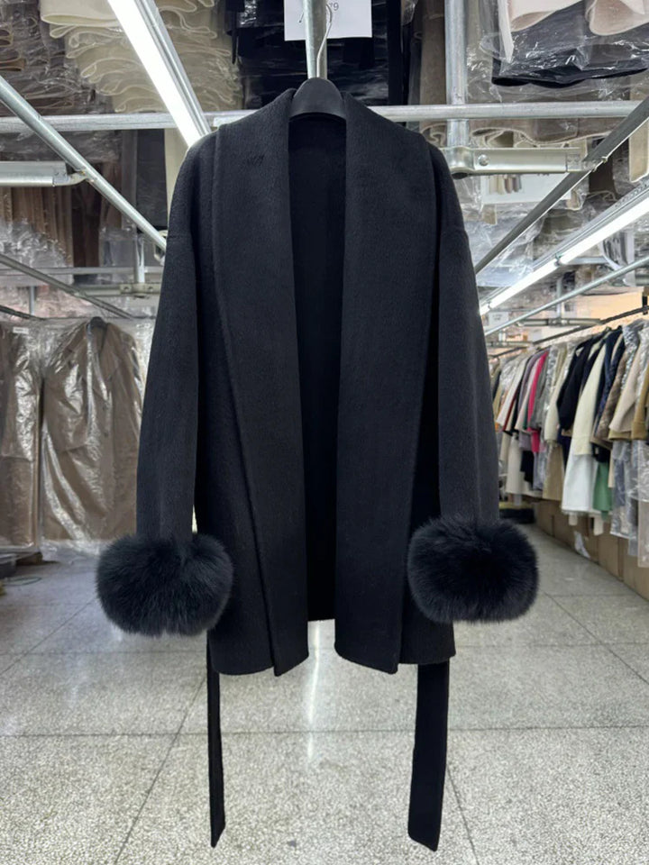 Brit & Boho™ | Alessia Fur Trench Coat - Brit & Boho | Fashion & Boutique