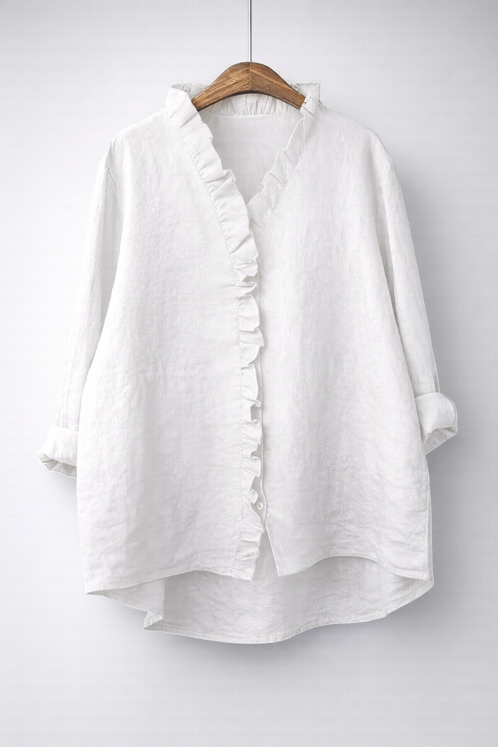 Sanelle | Elegant Ruffled Shirt