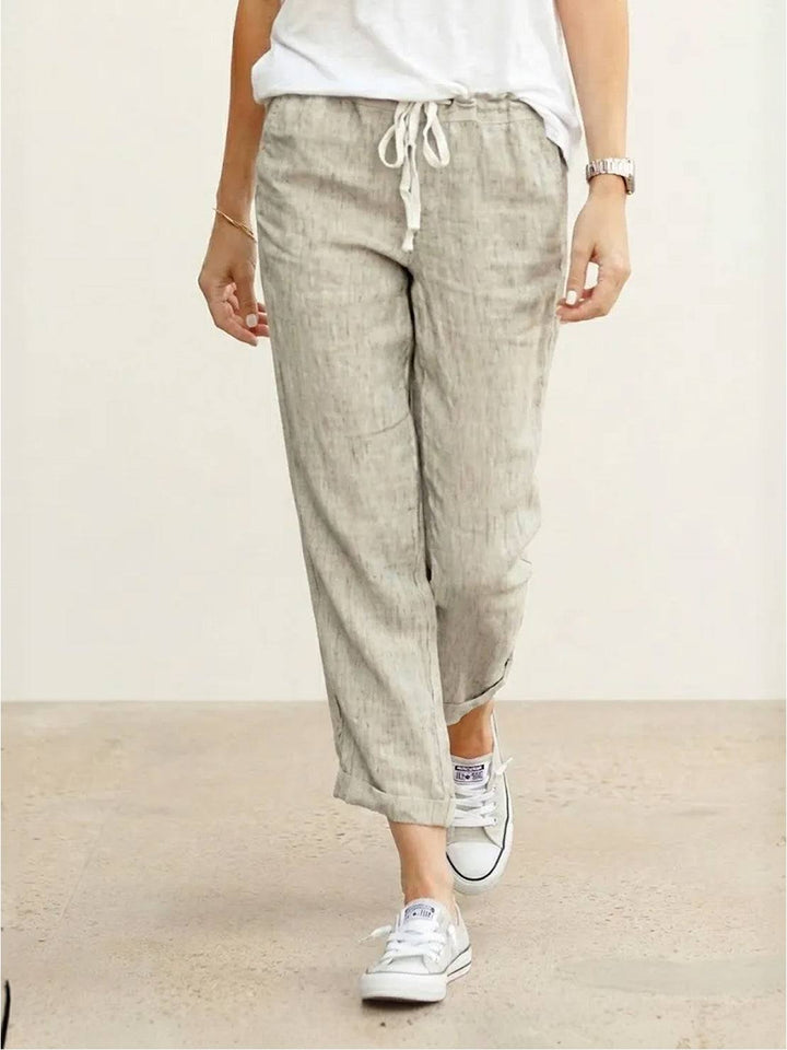 Harper | Women's Casual Drawstring Straight-Leg Casual Pants