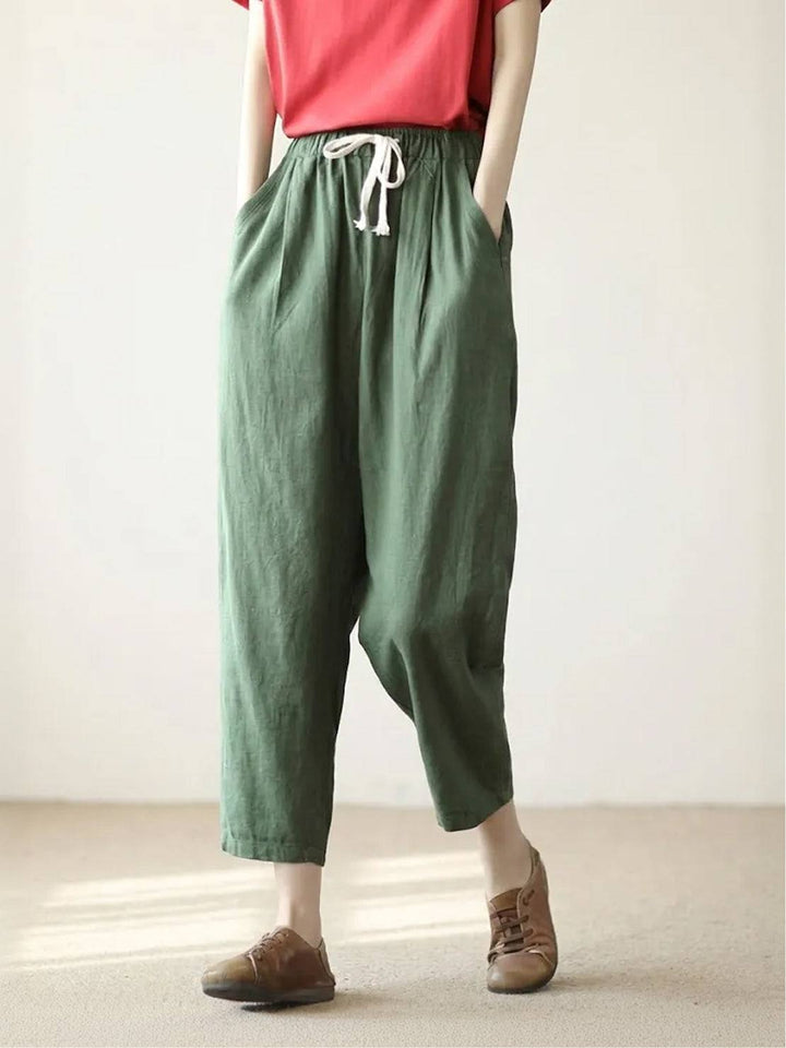 Harper | Women's Casual Drawstring Straight-Leg Casual Pants