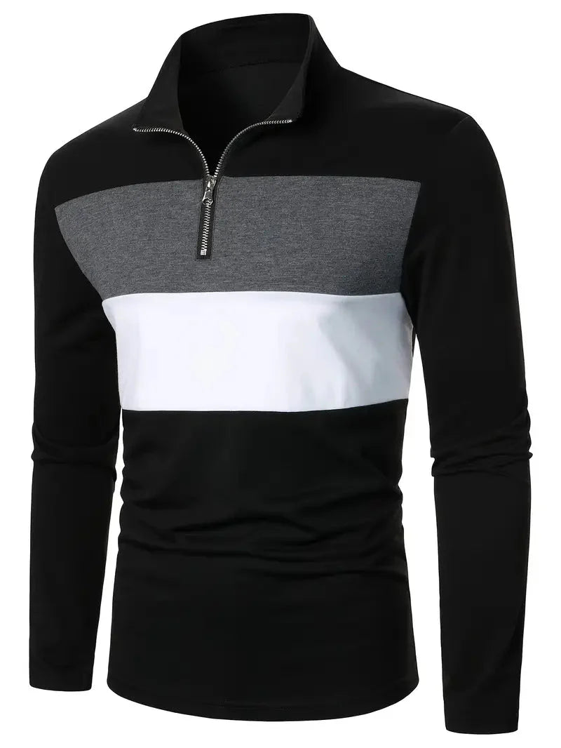 Brit & Boho™  | The Aspen Colorblock Quarter-Zip Brit & Boho | Fashion & Boutique