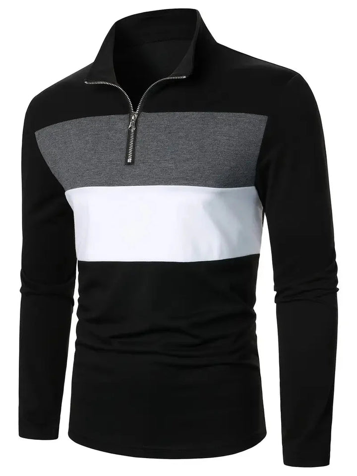 Brit & Boho™  | The Aspen Colorblock Quarter-Zip Brit & Boho | Fashion & Boutique