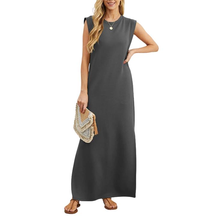 TASHA™ – Casual Sleeveless Maxi Dress
