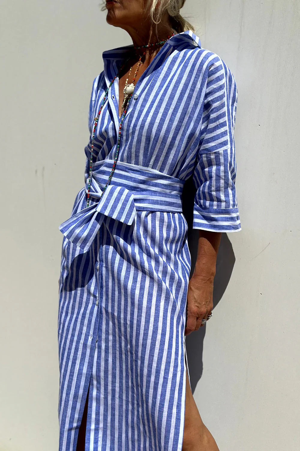 Brit & Boho™️ | Stripped Dress Shirt