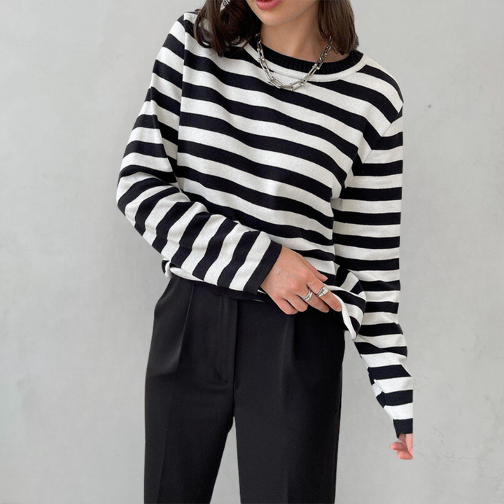 Dana | Elegant Striped Summer T-Shirt