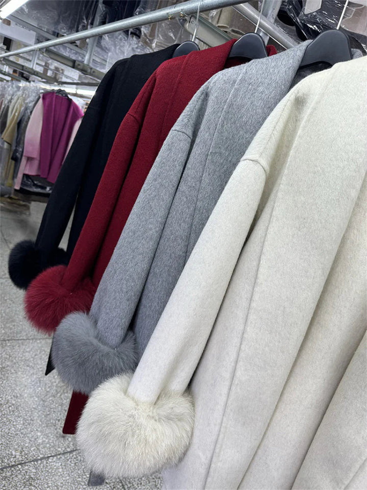 Brit & Boho™ | Alessia Fur Trench Coat - Brit & Boho | Fashion & Boutique