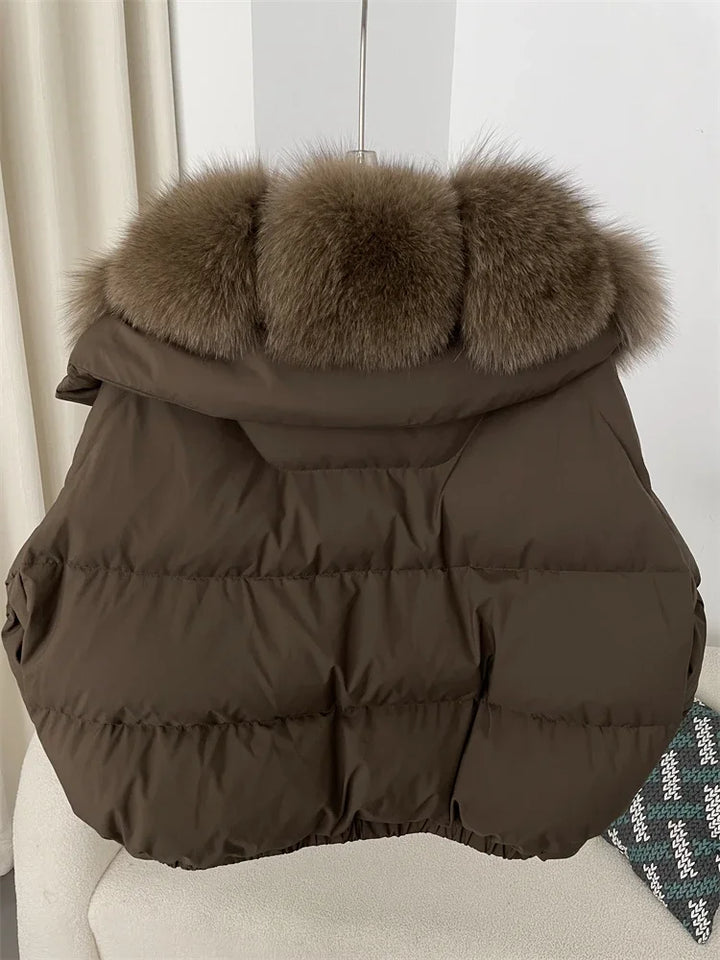 Brit & Boho™ | Aisha Puffer Jacket with Fur - Brit & Boho | Fashion & Boutique