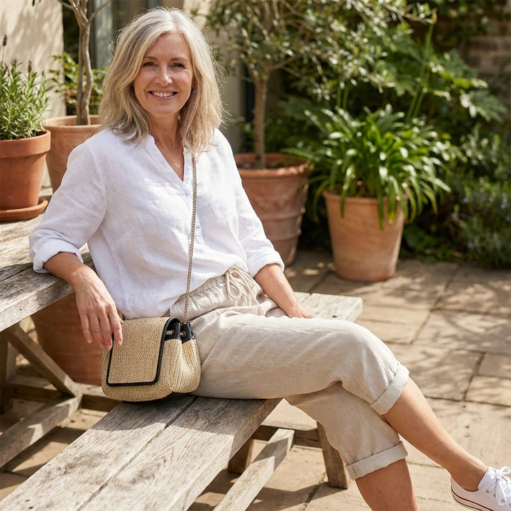 Cotton Linen Women's Shorts