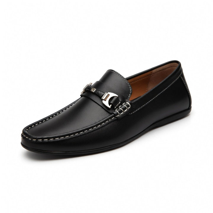 Brit & Boho™️ | Louis Split Leather Loafers