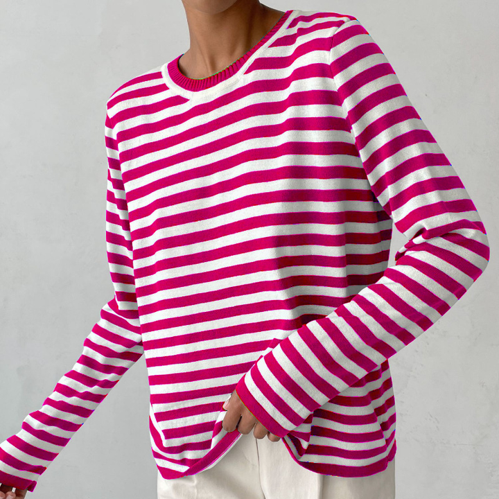 Dana | Elegant Striped Summer T-Shirt