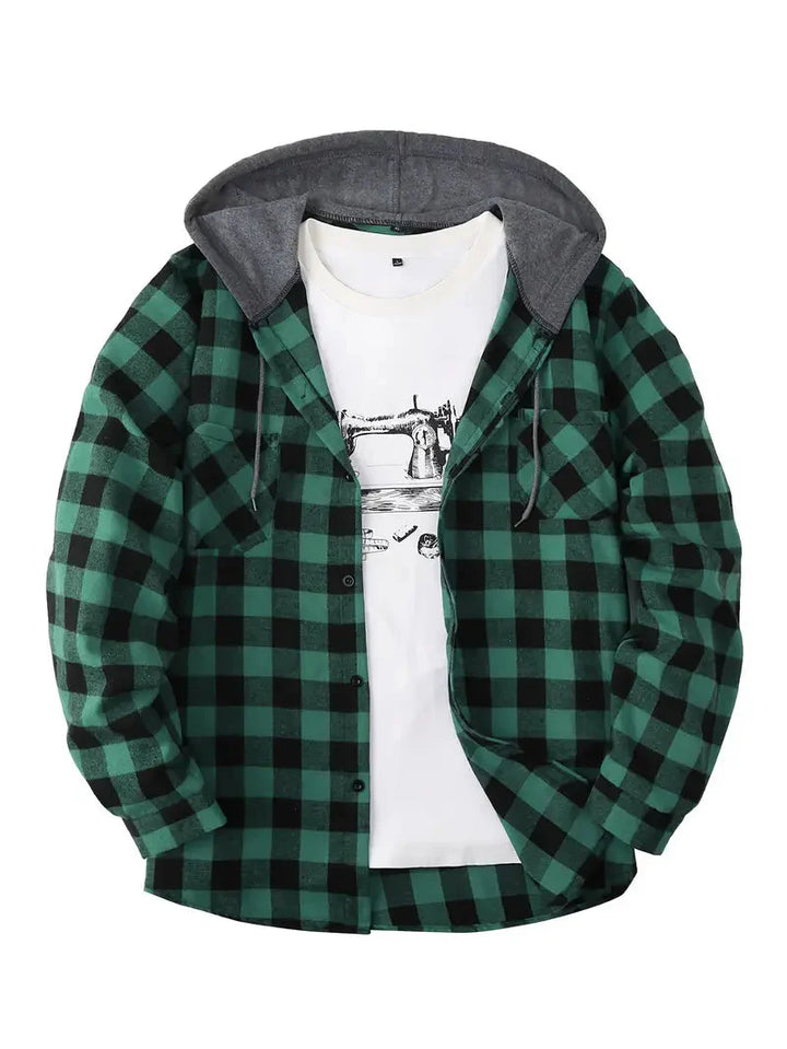 Brit & Boho™️ |  Timber Hooded Flannel Jacket Brit & Boho | Fashion & Boutique