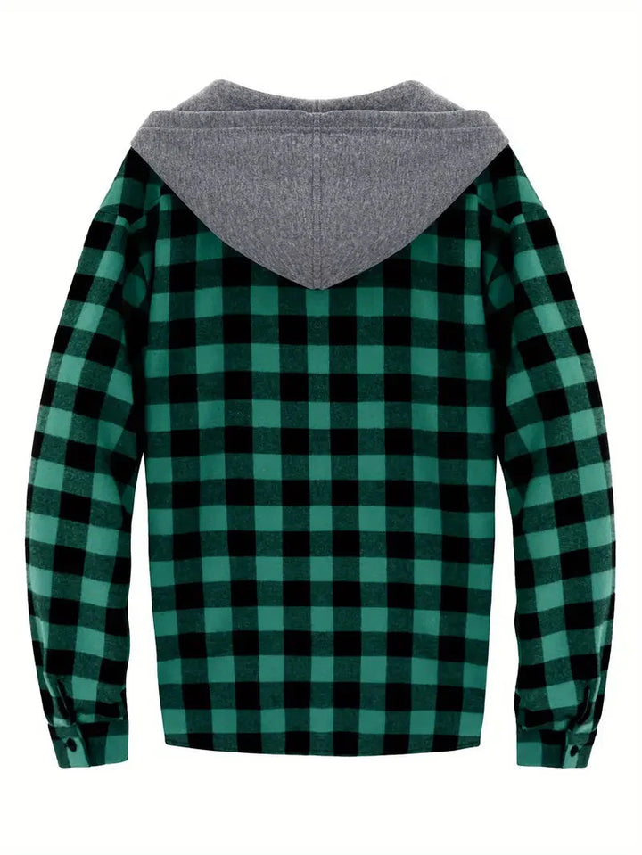 Brit & Boho™️ |  Timber Hooded Flannel Jacket Brit & Boho | Fashion & Boutique