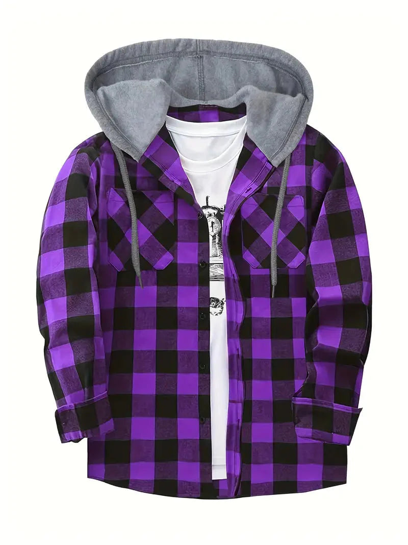 Brit & Boho™️ |  Timber Hooded Flannel Jacket Brit & Boho | Fashion & Boutique
