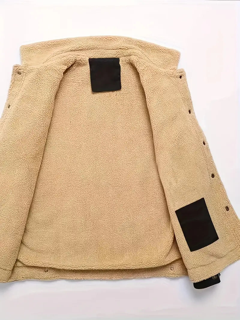 Brit & Boho™️ |  Classic Tailored Men's Coat with Notch Collar Brit & Boho | Fashion & Boutique