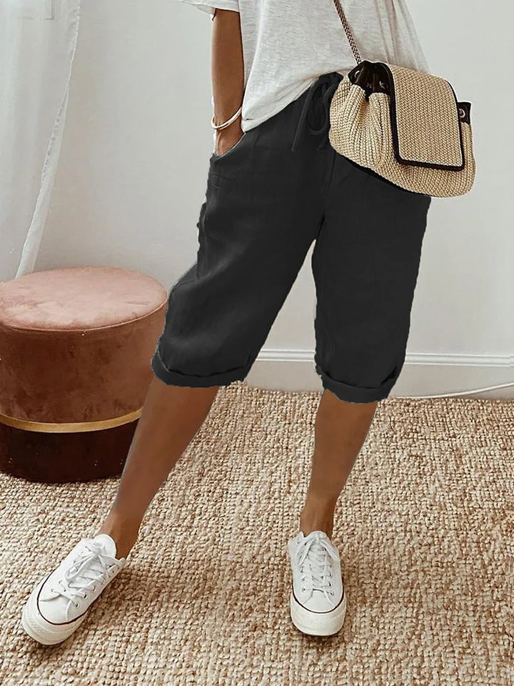 Cotton Linen Women's Shorts