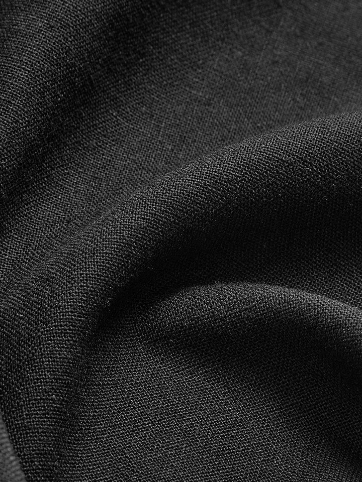 Florence | Women's High Waist Pleated A-Line Maxi Skirt with Pockets