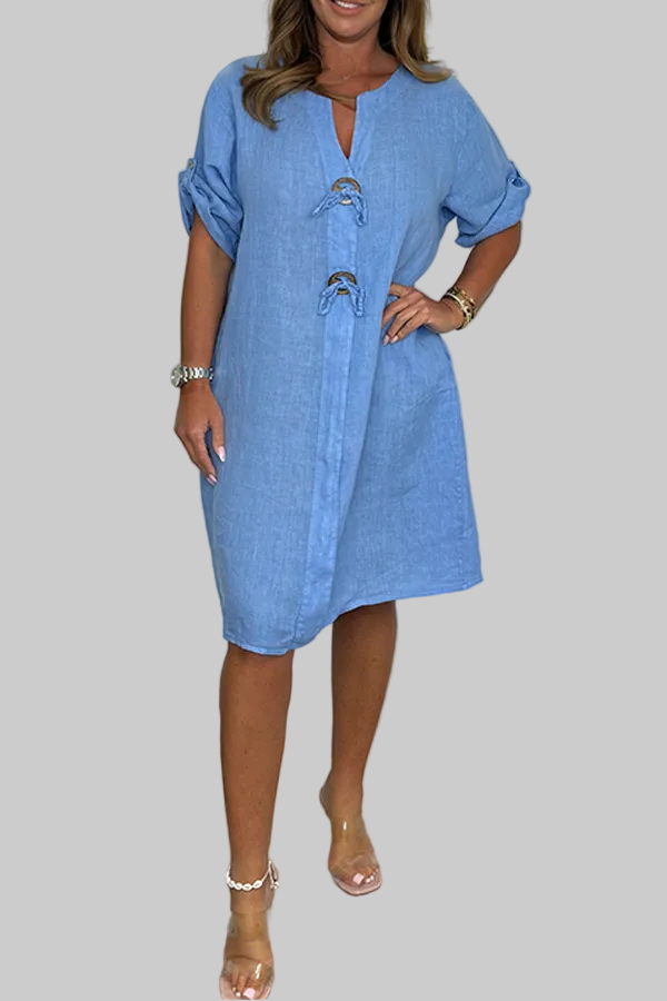 Chelsea™ Linen Button Dress