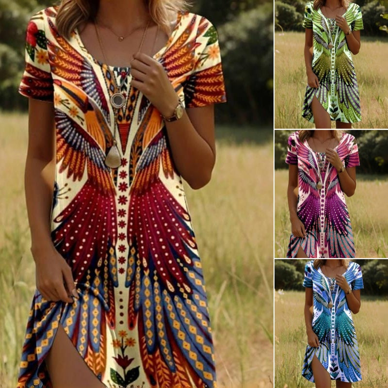 Brooke™ Peacock Bloom Dress